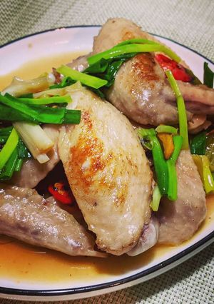 蔥燒雞翅 的食譜成品照片