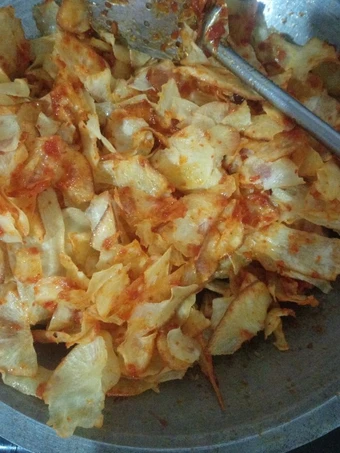 Cara Gampang Menyiapkan Resep Kripik singkong super pedas cabe setaaaaaaaannnnn!!!!!!!! yang Bikin Ngiler Anti Ribet, Sempurna