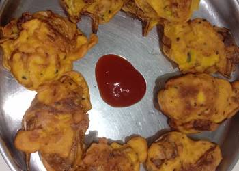 Easy Making Recipe Bok phool or heron flower Pakoda Most Delicious
