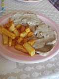 Lomo de cerdo en salsa de champiñones