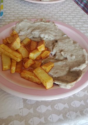 Foto principal de Lomo de cerdo en salsa de champiñones