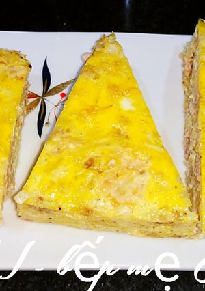 Hình của món Chả trứng nướng.