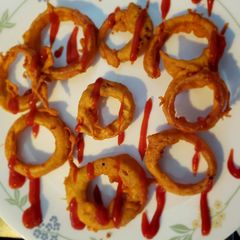 Onion rings😋 A picture of Onion rings😋.