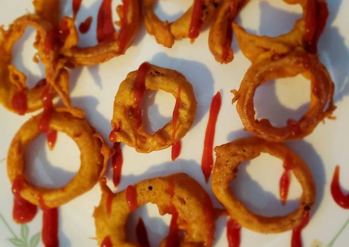 Simple Way to Prepare Favorite Onion rings😋