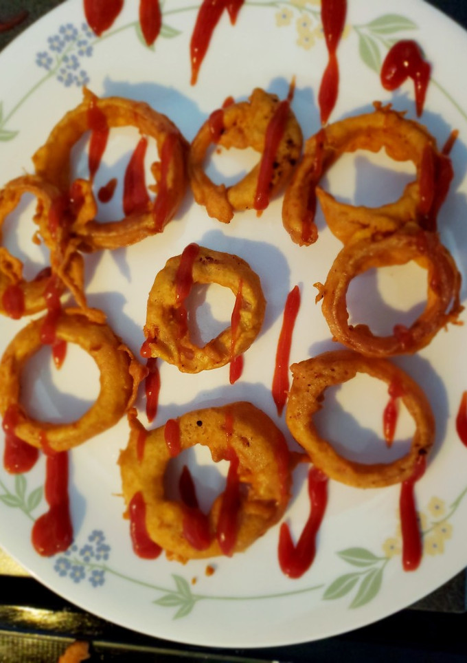 A picture of Onion rings😋.