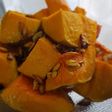 Zapallo anco al horno con ajo y aceite de oliva