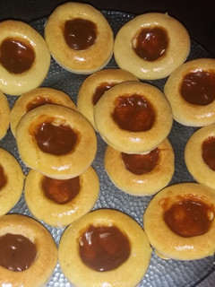 Una foto de Pepas de dulce de leche