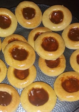 Una foto de Pepas de dulce de leche