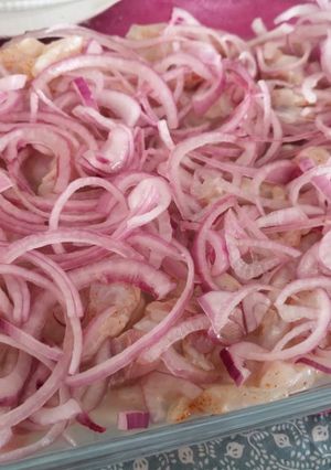 Una foto de Ceviche de paiche