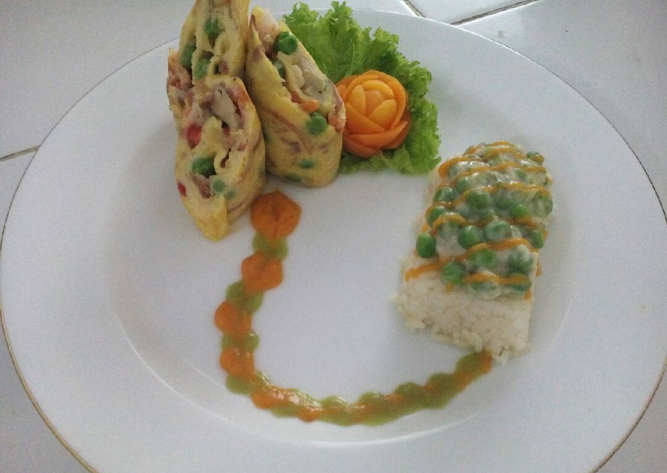 Spanish Shrimp Omellete