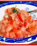Fresh tomato bruschetta