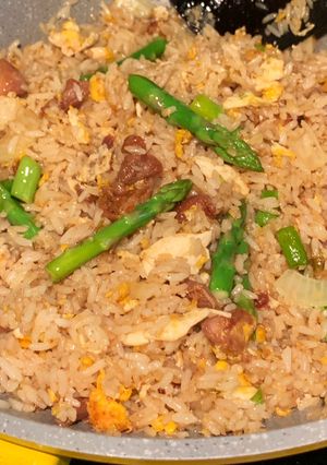 Foto resep Nasi Goreng Ayam - Asparagus