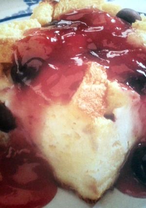 A picture of Blueberry French Toast.