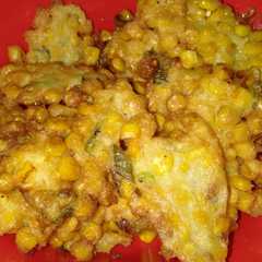 A picture of Bakwan milu krispi (perkedel jagung ala gorontalo).