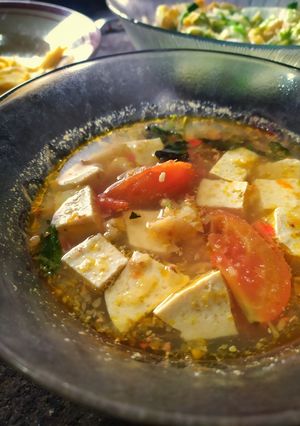 Foto resep Sup dori tahu kuah kuning