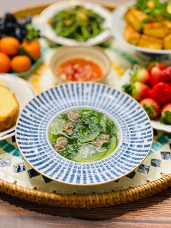 Hình của món Canh Bầu Nấu Rau Đay.