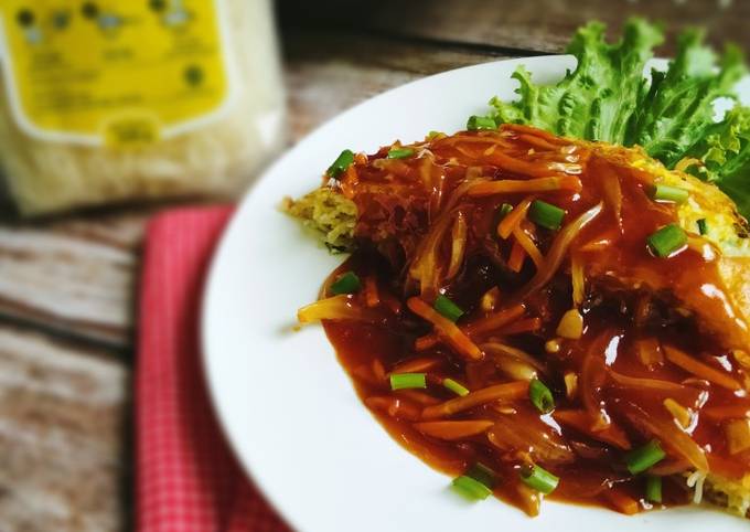 Resep Fu Yung Hai (Kreasi Bihun AAA) Anti Gagal