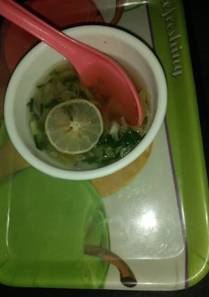 A picture of Lemon coriander soup.