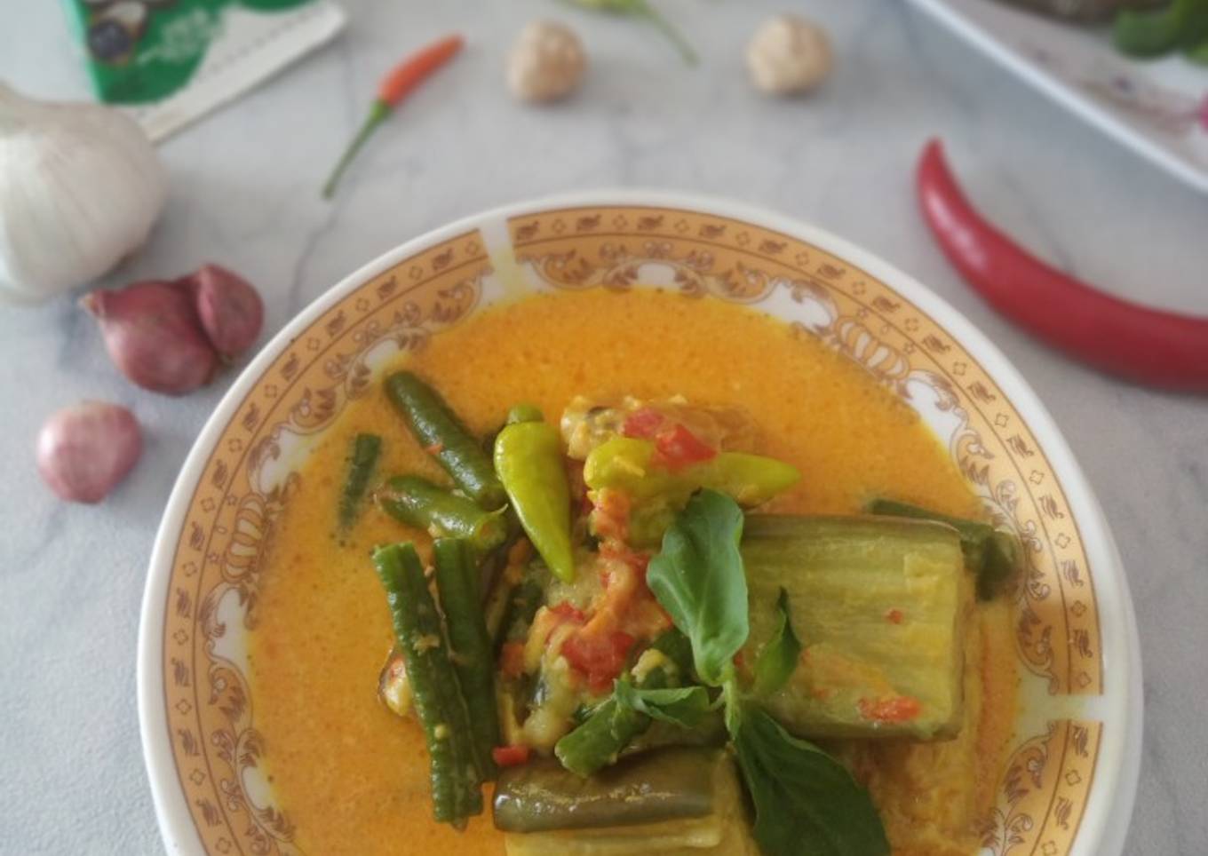 Cara Mudah Membuat Pecel Santan Terong Tempe Untuk Pemula | Resep Dewanti2