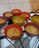 Muffins de coco y canela. -Sin harina de trigo, sin azúcar -