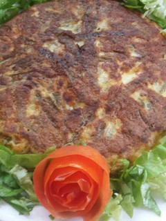 Una foto de Tortilla de chauchas enlatadas!