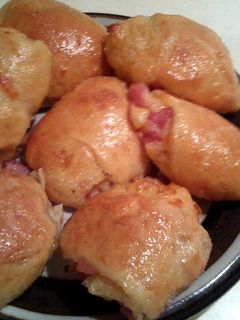 A picture of Ham & Cheese Bagel Bites.