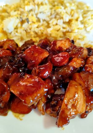 Una foto de Pollo a la Teriyaki