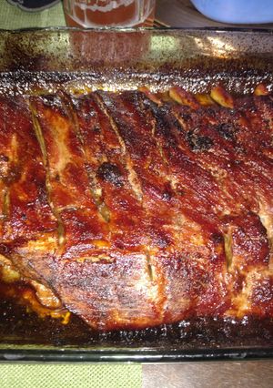 Una foto de Costillas de cerdo con miel