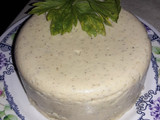 Queso vegano de garbanzos