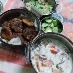 A picture of Beef Kachhe Keemay ke Kabab.