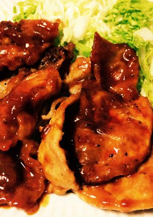 A picture of Thinly Sliced Pork ☆ 10-Minute Pork Chops ♬.