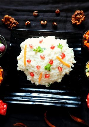 A picture of Poha Curd Rice.
