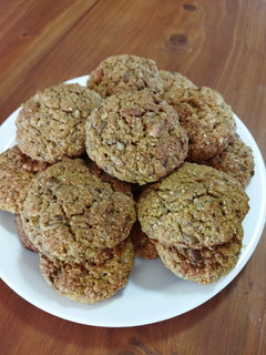 Una foto de Galletas de zanahoria, avena y semillas, sin gluten