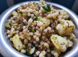 A picture of Sabudana khichdi.