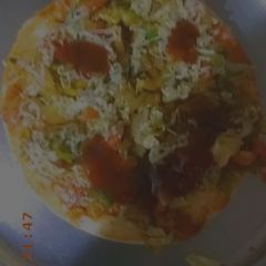 Homemade pizza A picture of Homemade pizza.