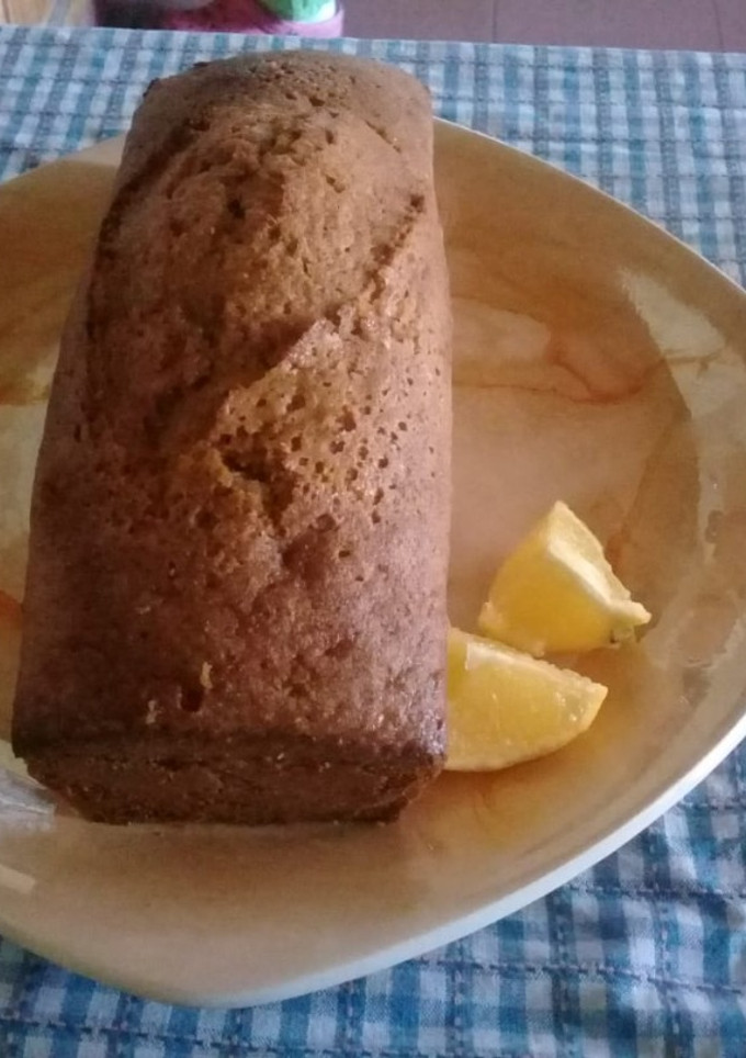 Una foto de Budín integral con ralladura de naranja (requete fácil y rico)