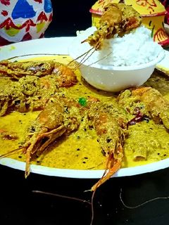 চিংড়ি মাছের মালাইকারি (chingri macher malai curry recipe in Bengali) রেসিপির প্রধান ছবি