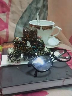 عکسی از دستور مکعب خرمایی خوشمزه با دستور متفاوت