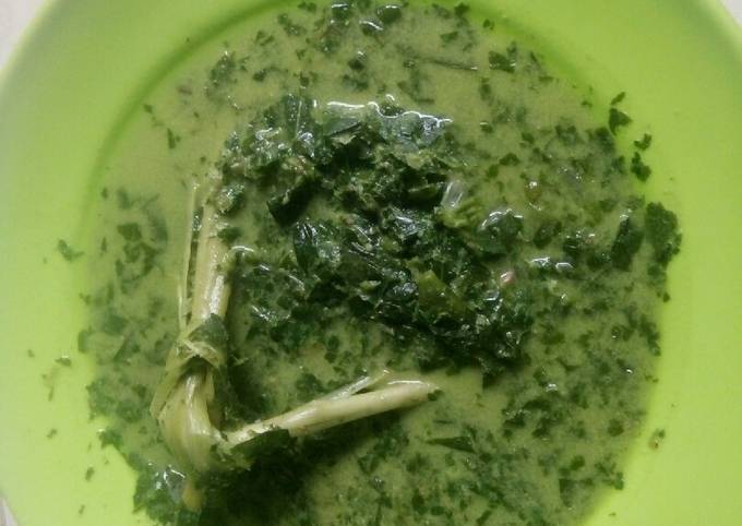 Resep Sayur Daun Ubi Tumbuk Oleh Emaknya Khalid Cookpad