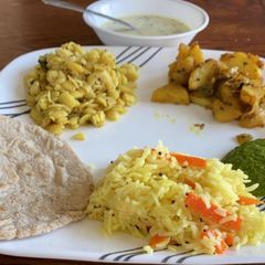 A picture of Wheat chappathi.