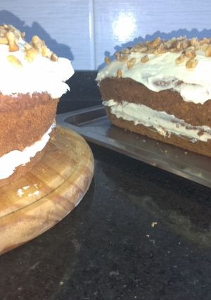 Una foto de Carrot cake 🥕 + Frosting