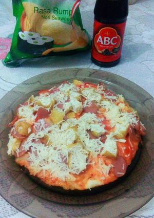 Foto resep Pizza Nasi Teflon