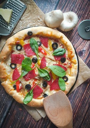 Foto resep Homemade pizza panggang