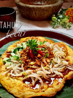 Foto resep Tahu telur bumbu kacang