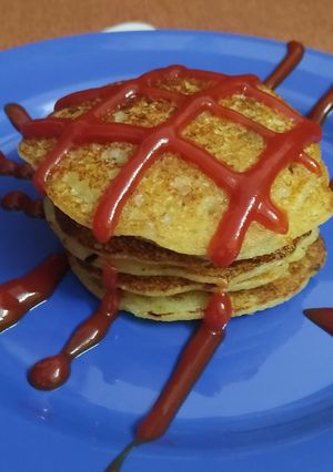 A picture of Onion Pancakes.