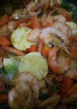 Foto resep Udang saus manis kungke