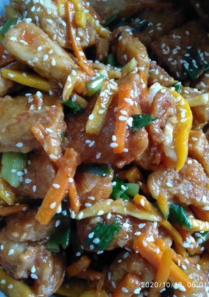 Foto resep Tuna mangga asam pedas