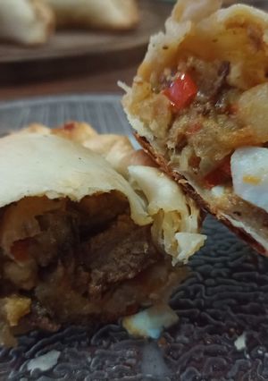 Una foto de Empanadas de carne: con lo que sobró del asado