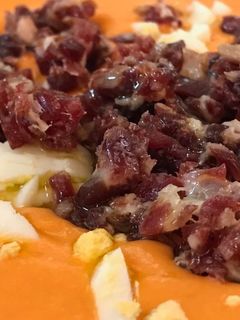 Una foto de Salmorejo cordobés