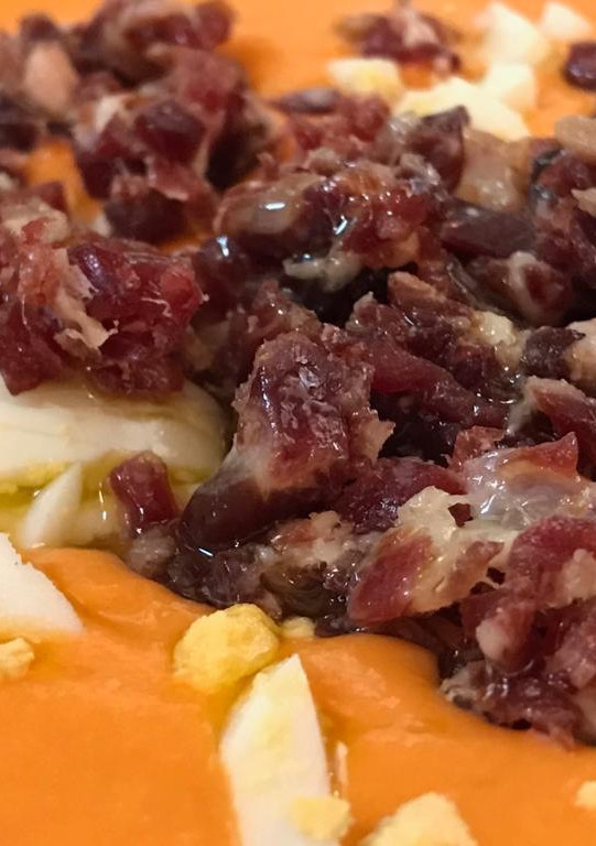 Una foto de Salmorejo cordobés